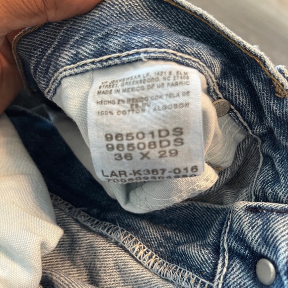 Wrangler Womens Jeans Sz 36x29 High Waist Distressed Denim - Picture 8 of 15